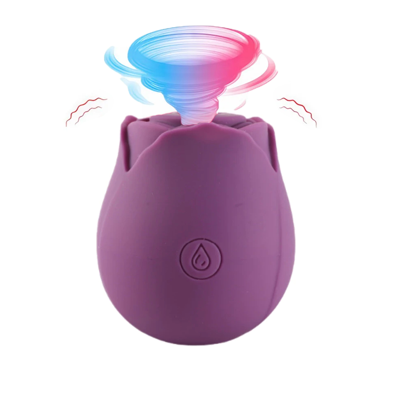 Estimulador 2 em 1 Língua Vibratória com Movimento Vai e Vem | Estimula Clitóris, Vagina e Anal, Recarregável