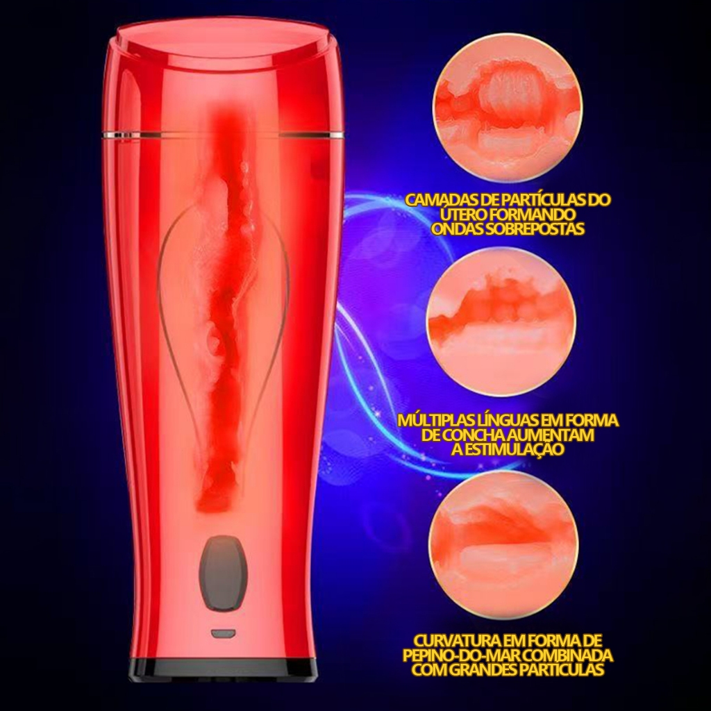 Masturbador Masculino com Textura Realista | Sensação Natural Intensa | Envio 100% Confidencial