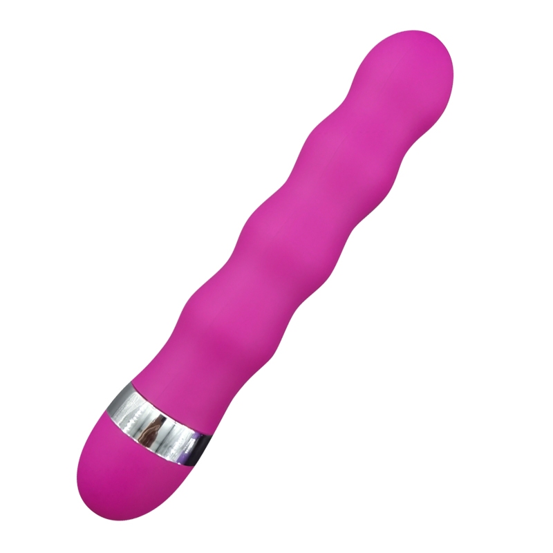 Vibrador Clitoriano Vaginal Penetração Ponto G Com Alça Metalizada Vazada Com Curvatura Bateria