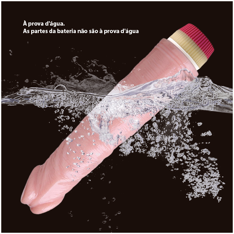 Vibrador Realístico Rotativo 360° 