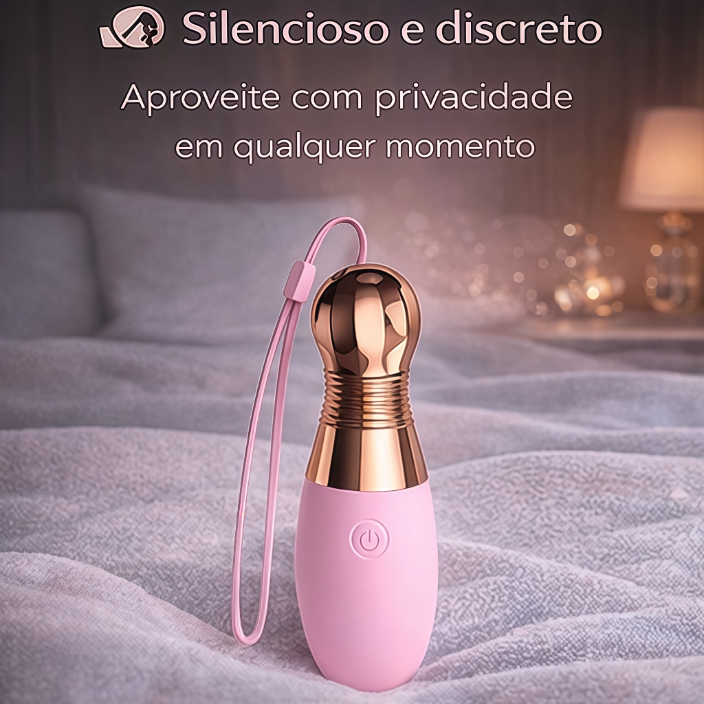 Mini Vibrador Bullet 10 Modos · Silencioso · Discreto · Portátil · Toque Suave · Uso Fácil