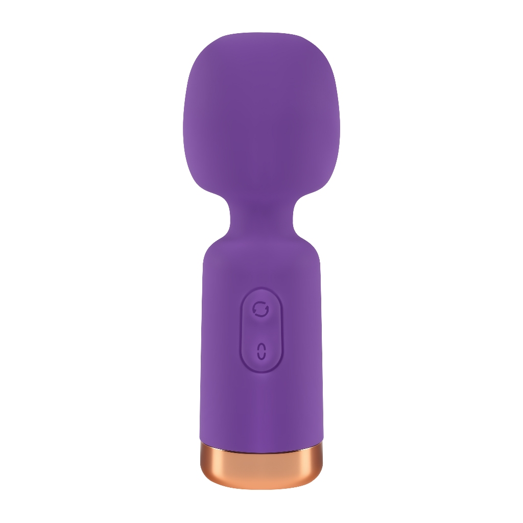 Vibrador Varinha Mágica mini Recarregável 10 modos de vibração Toque Macio