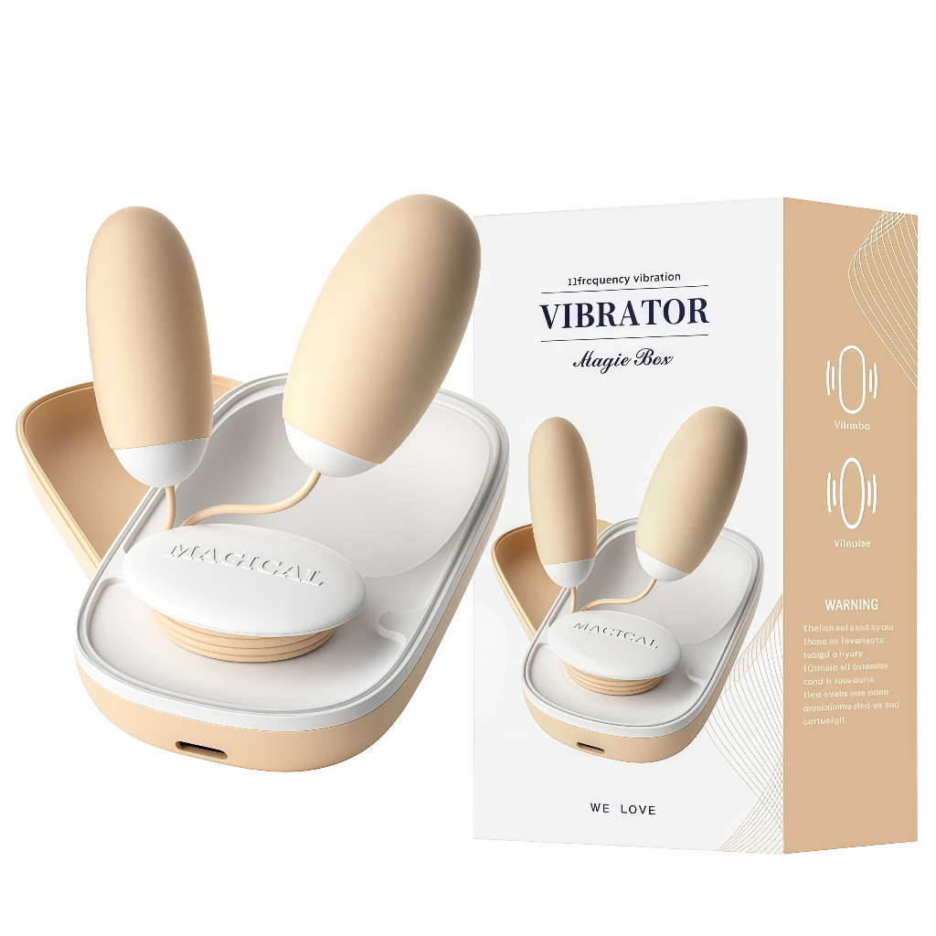 Vibrador Duplo 2 em 1 – Sucção + Vibração, 12 Modos, USB-C, Silencioso, 2 Cores