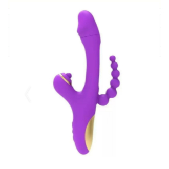 Vibrador Feminino com Sucção e Vibração – Tripla Estimulação, Potente e Discreto