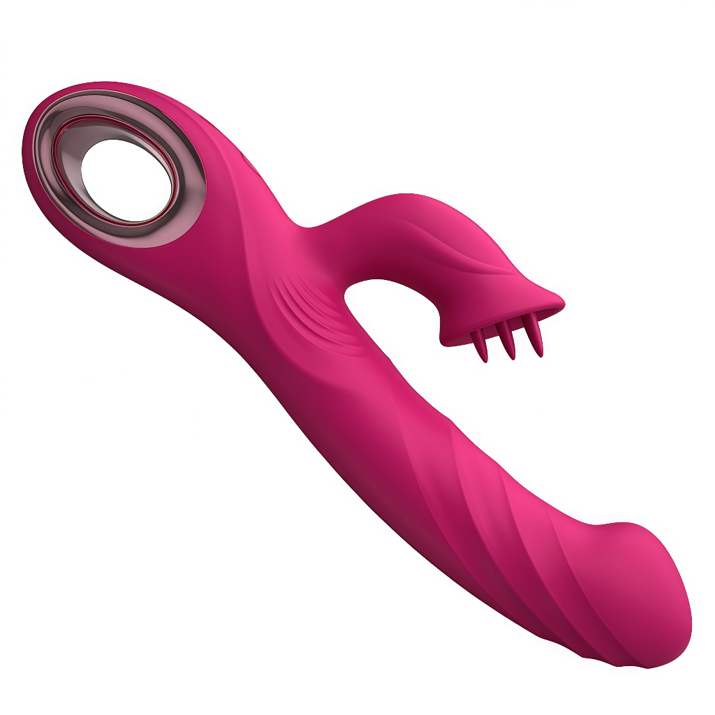 Vibrador Recarregável Potente · 10 Modos Intensos · Estímulo Duplo Ponto G + Clitóris · Puro Prazer