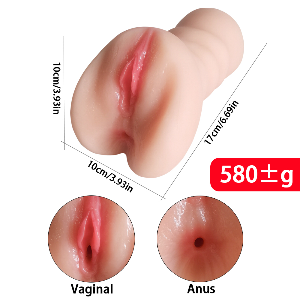 Masturbador Masculino com Duplo Canal