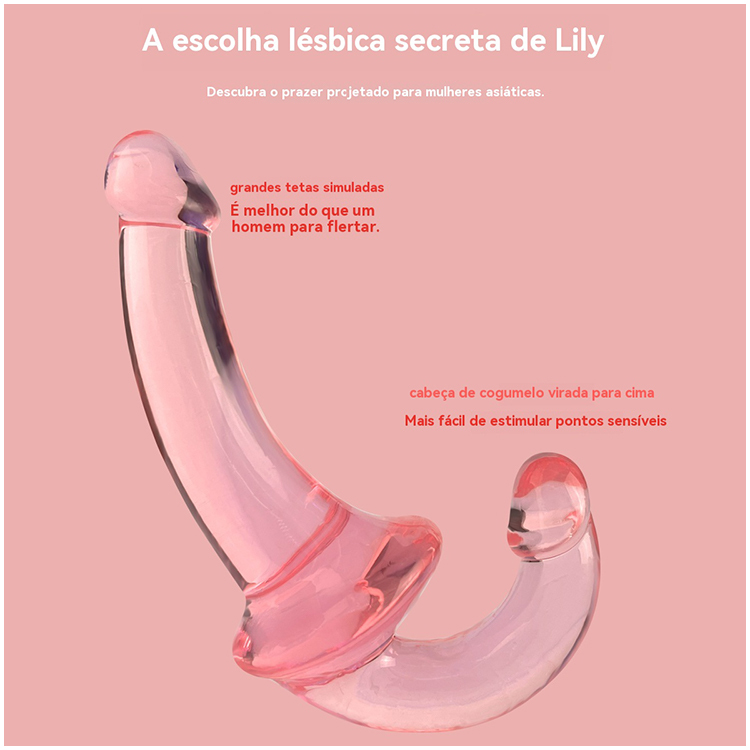 Dildo Duplo Flexível 