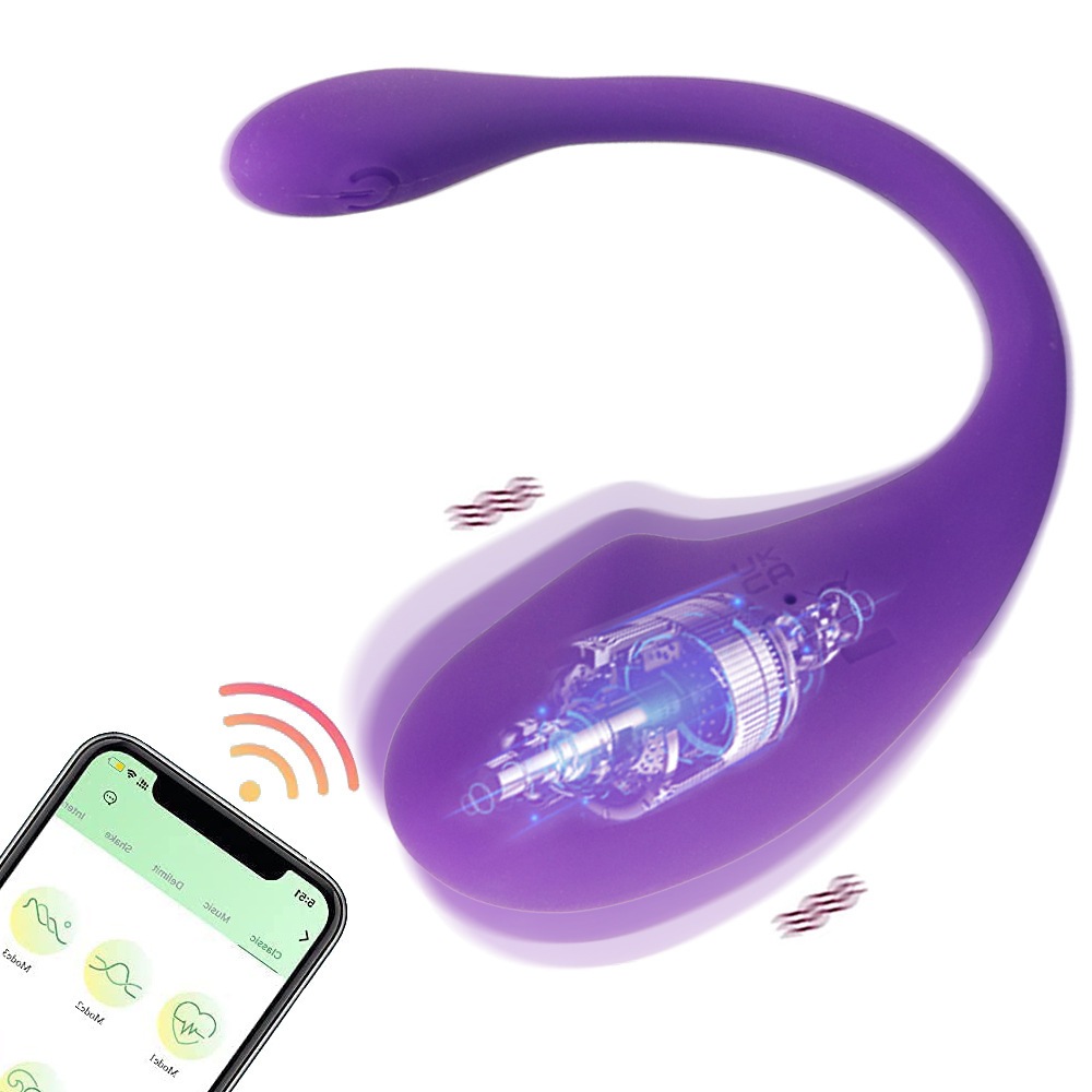 Vibrador Bluetooth Controle no celular a Distância via App;Recarregável via usb TD-MUSICA