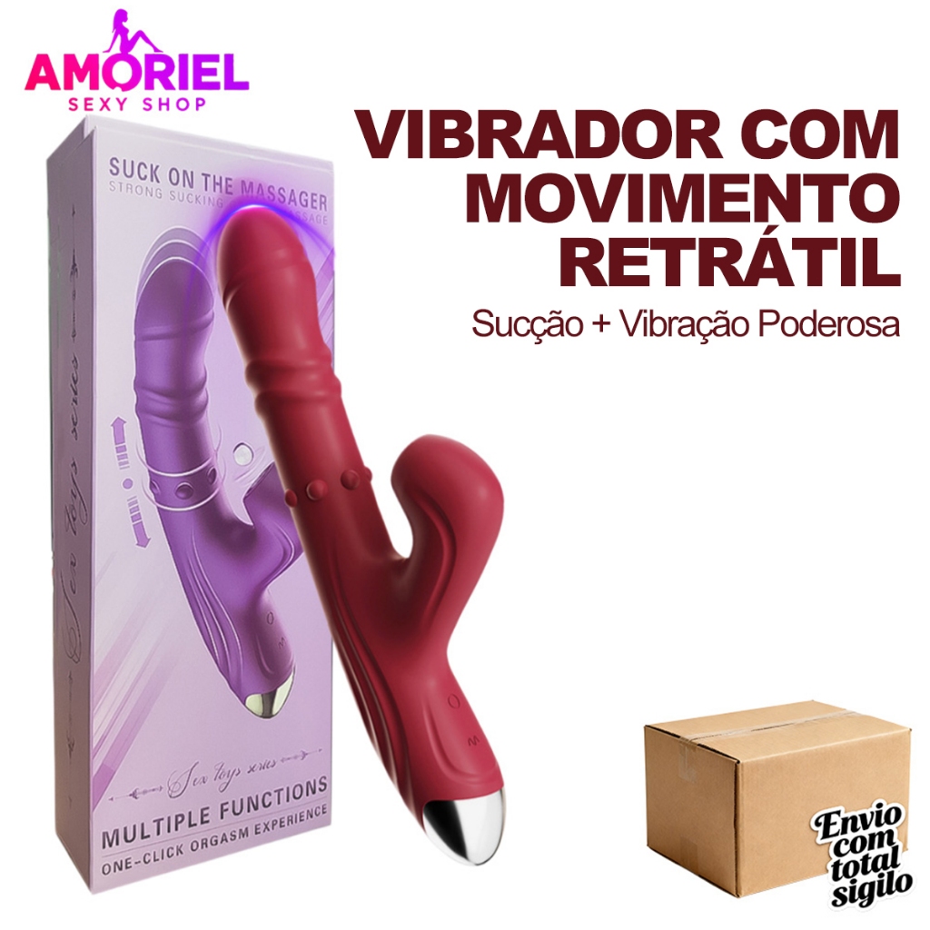 Vibrador e Estimulador Clitoriano 3 em 1 Recarregável: 20 Padrões de Vibração para Prazer Intenso