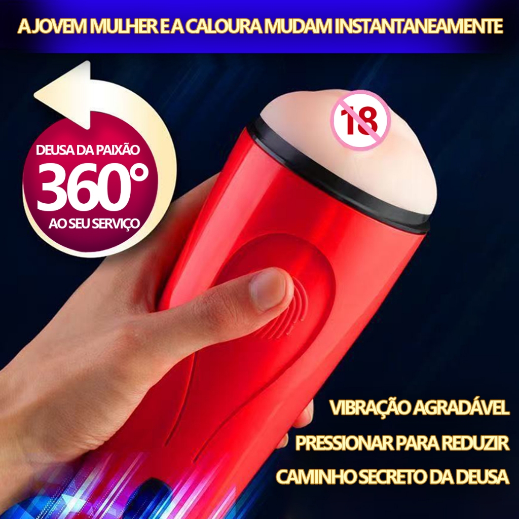Masturbador Masculino com Textura Realista | Sensação Natural Intensa | Envio 100% Confidencial