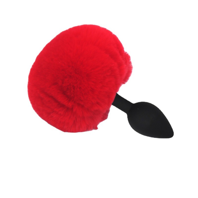 Plug Anal Silicone • Pompom Decorativo • P/M/G Sex Shop