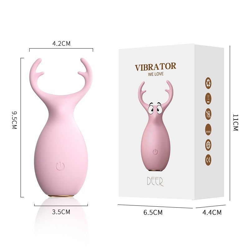 Vibrador Discreto em Formato de Animal · 10 Modos · USB · Silicone Macio · Silencioso e Portátil