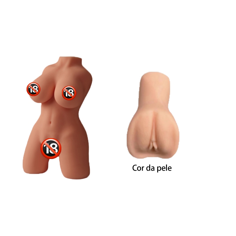 Masturbador Masculino Realista em Silicone – Molde Anatômico Macio, Sensação Natural