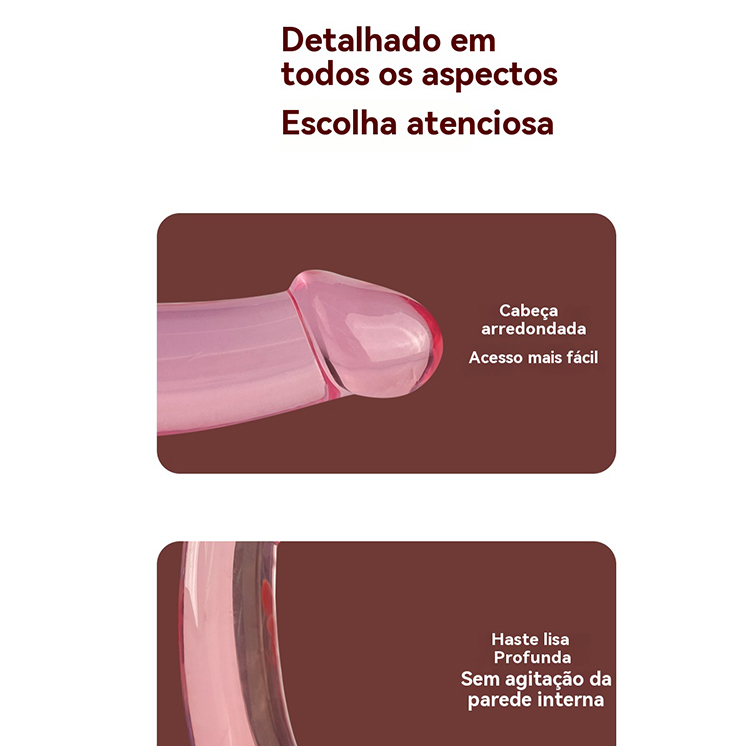Dildo Duplo Flexível 