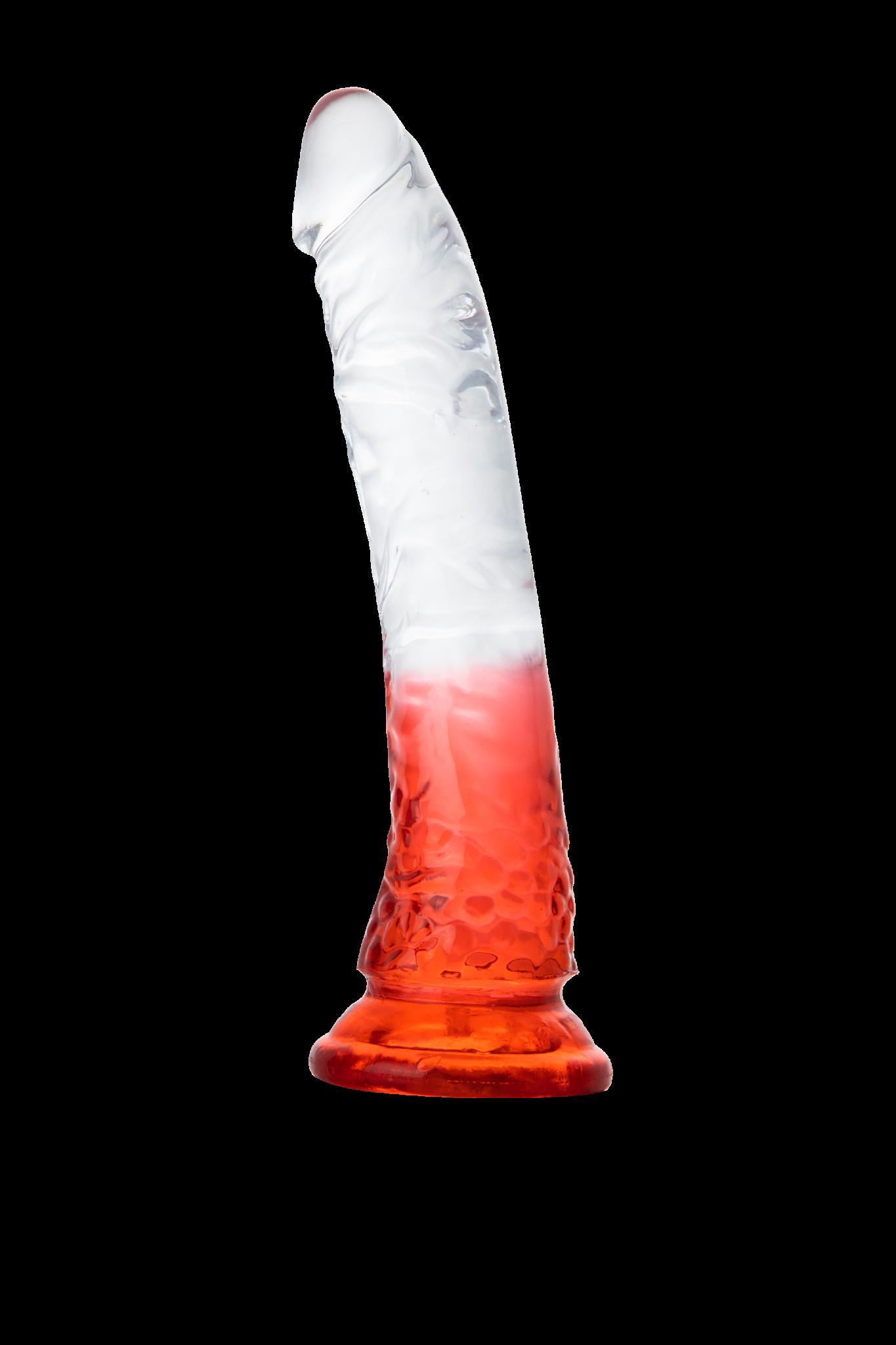 Dildo Transparente com Base de Sucção