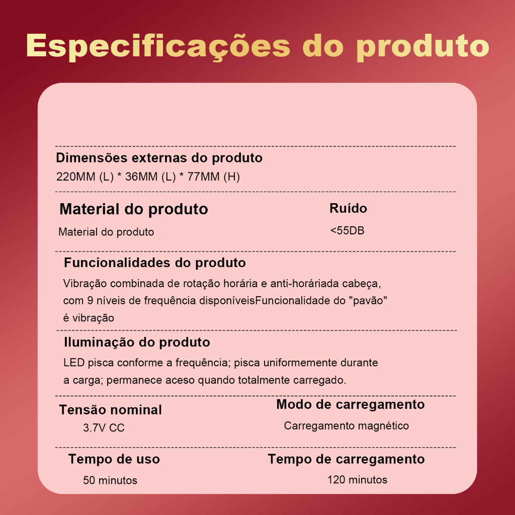 【Novo🔥】Vibrador Feminino 3 em 1 Luxo Rotação 360° Dupla Vibração USB Recarregável Silencioso