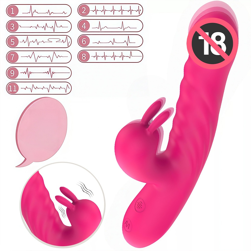 Vibrador Feminino Retrátil · Vibração Potente · Ponto G e Clitóris · 10 Modos · USB