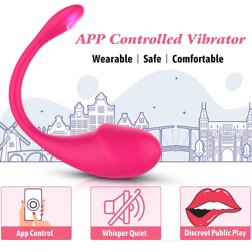 Vibrador Bluetooth Controle no celular a Distância via App;Recarregável via usb TD-MUSICA