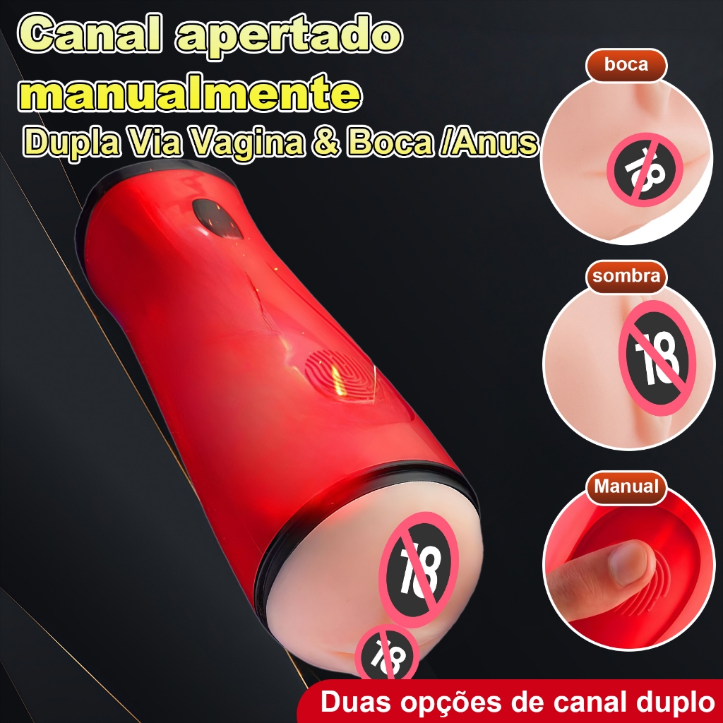 Masturbador Masculino com Textura Realista | Sensação Natural Intensa | Envio 100% Confidencial