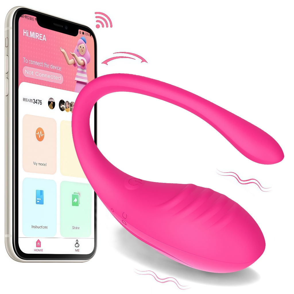 Ovo Vibratório com Controle Remoto via APP · Vibrador Feminino para Uso à Distância