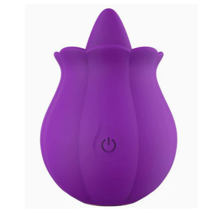 Vibrador de Língua com Sucção 7 Modos Silicone Macio Recarregável