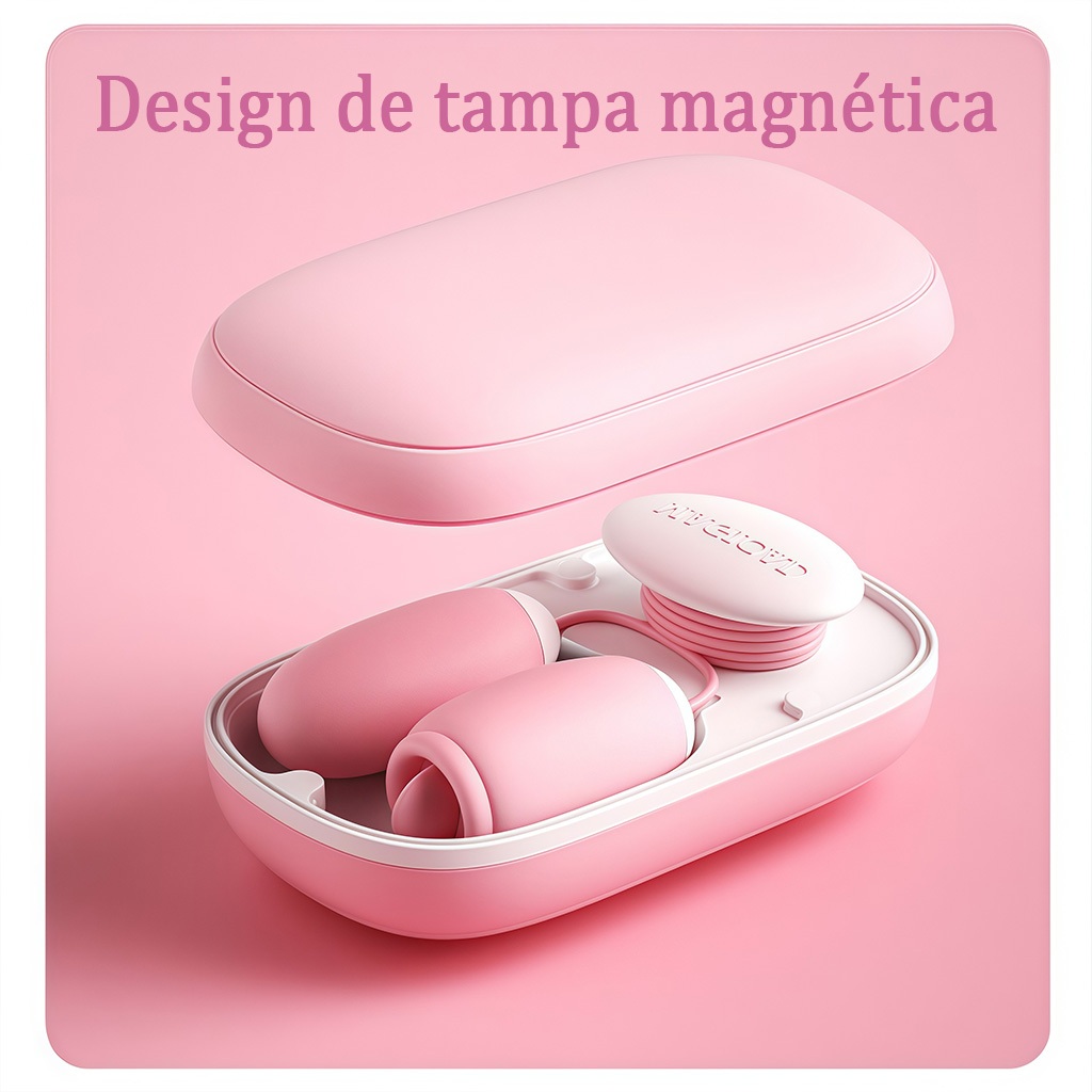 Vibrador Duplo 2 em 1 – Sucção + Vibração, 12 Modos, USB-C, Silencioso, 2 Cores
