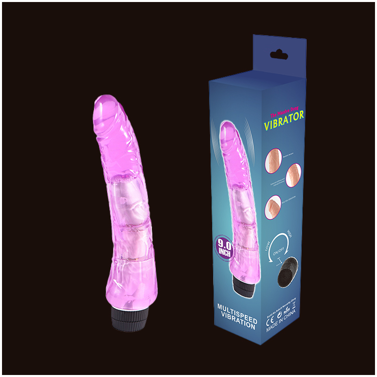 Vibrador Realístico Flexível 9 Polegadas – Vibração Multi-velocidade, Toque Natural