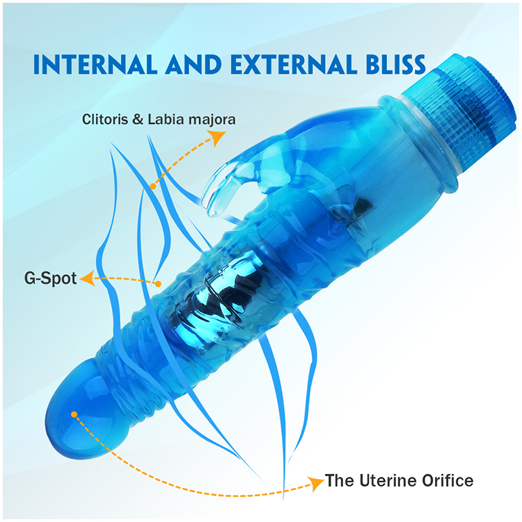 Vibrador Coelho Transparente