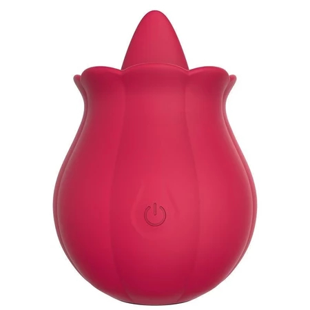 Vibrador de Língua com Sucção 7 Modos Silicone Macio Recarregável