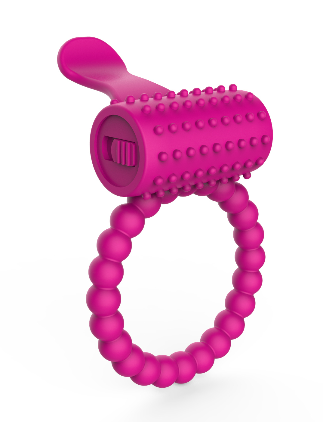 Anel Peniano Vibratório com Estimulador Triplo