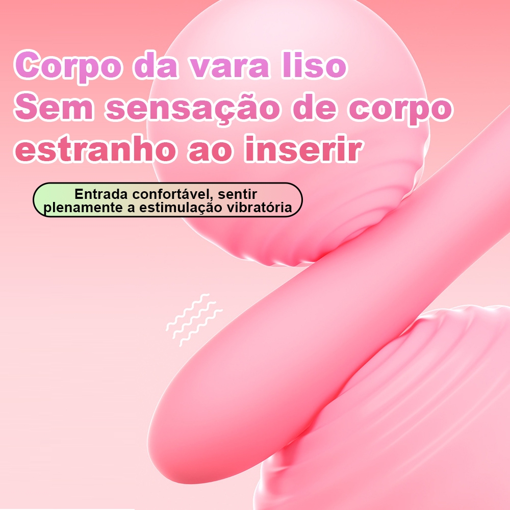 Vibrador feminino para ponto G com múltiplas frequências e silencioso, produto de sex shop