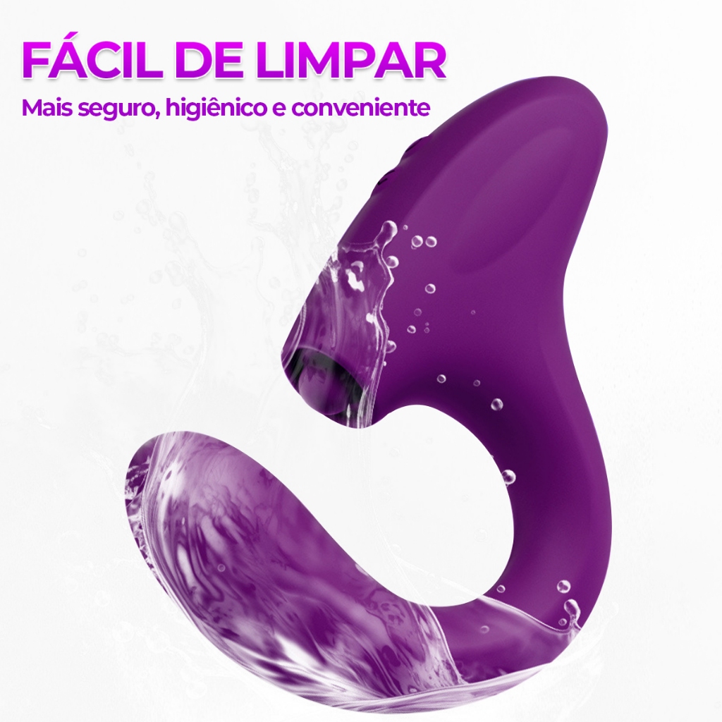 🔥 Sugador Clitoriano Potente · Pulsação G · 10 Modos · Discreto, Confortável e Silencioso
