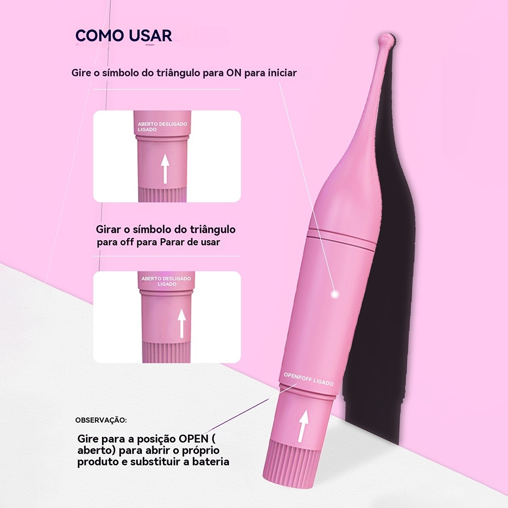 Vibrador Feminino Ponto Sensível – Portátil, Silencioso, à Prova d’Água