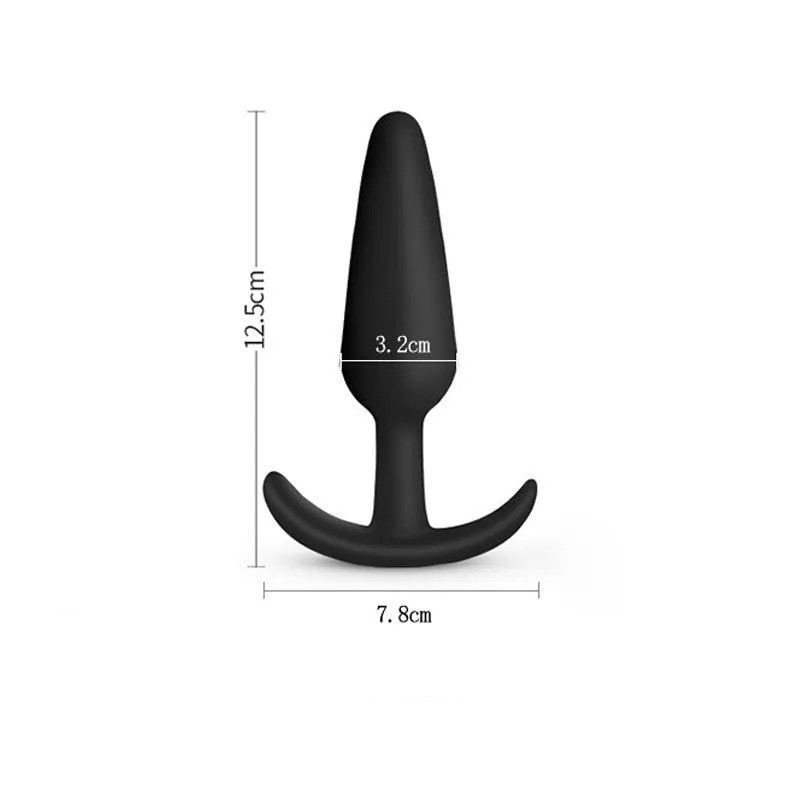 Plug anal Silicone Confortável sex toys formato navio