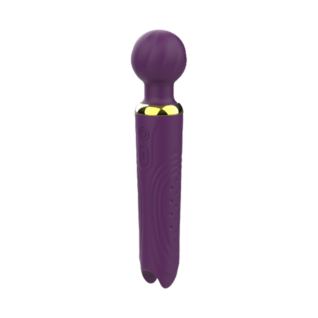Vibrador Mágico Duplo Recarregável de Luxo com 10 Modos de Vibração Estimulante