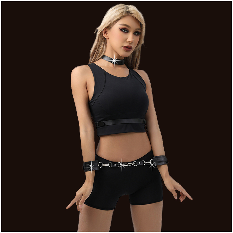 Arnés BDSM com Trava de Pulso