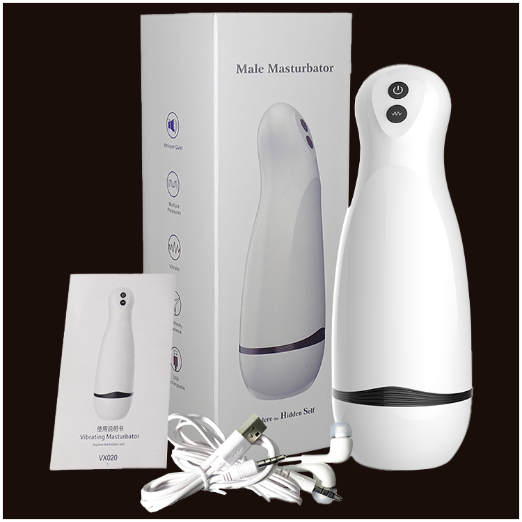 Masturbador Masculino Inteligente com Vibração Interativa – 10 Modos, USB