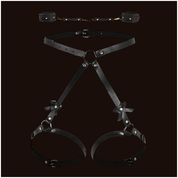 Harness com Algemas e Cintos de Coxa