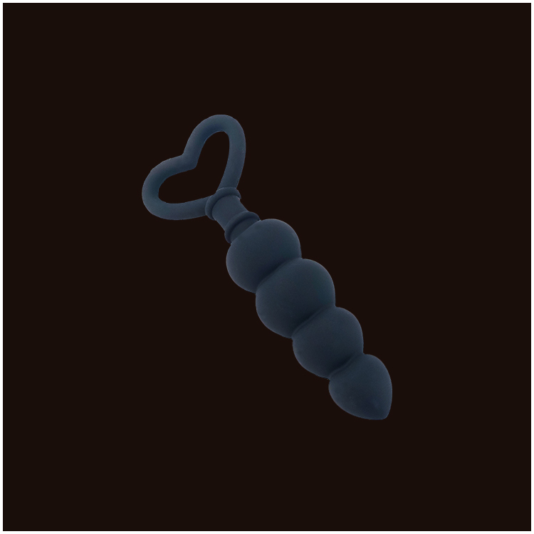 Plug Anal com Alça em Coração – 14,8cm