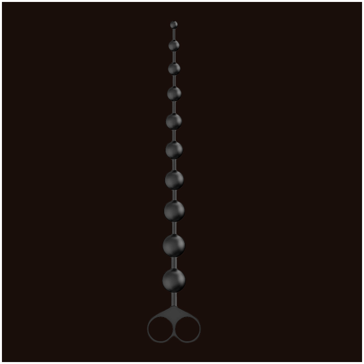 Plug Anal com Esferas de Silicone