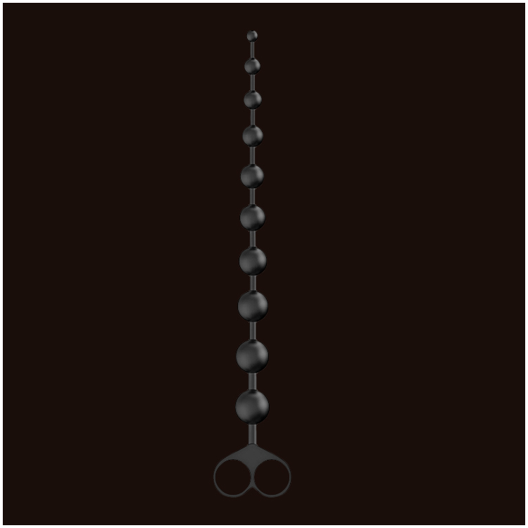Plug Anal com Esferas de Silicone