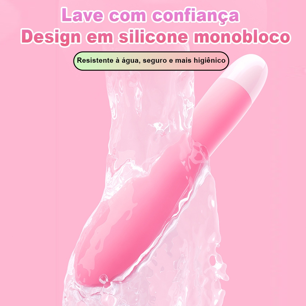 Vibrador feminino para ponto G com múltiplas frequências e silencioso, produto de sex shop