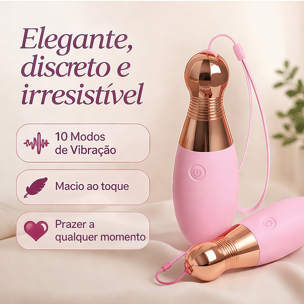 Mini Vibrador Bullet 10 Modos · Silencioso · Discreto · Portátil · Toque Suave · Uso Fácil