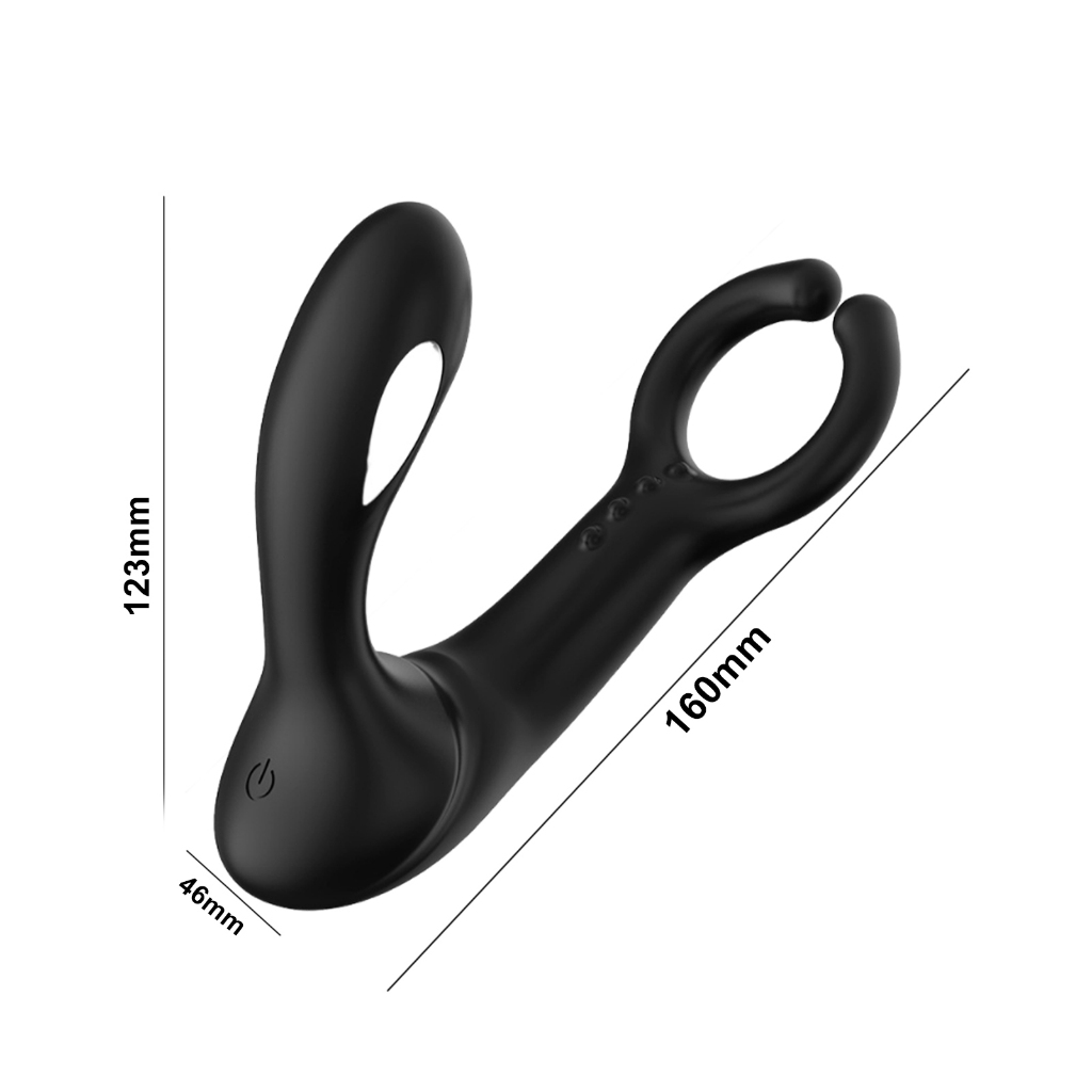 Estimulador de Próstata com Controle Remoto · Pulso Magnético · USB Recarregável · Silencioso