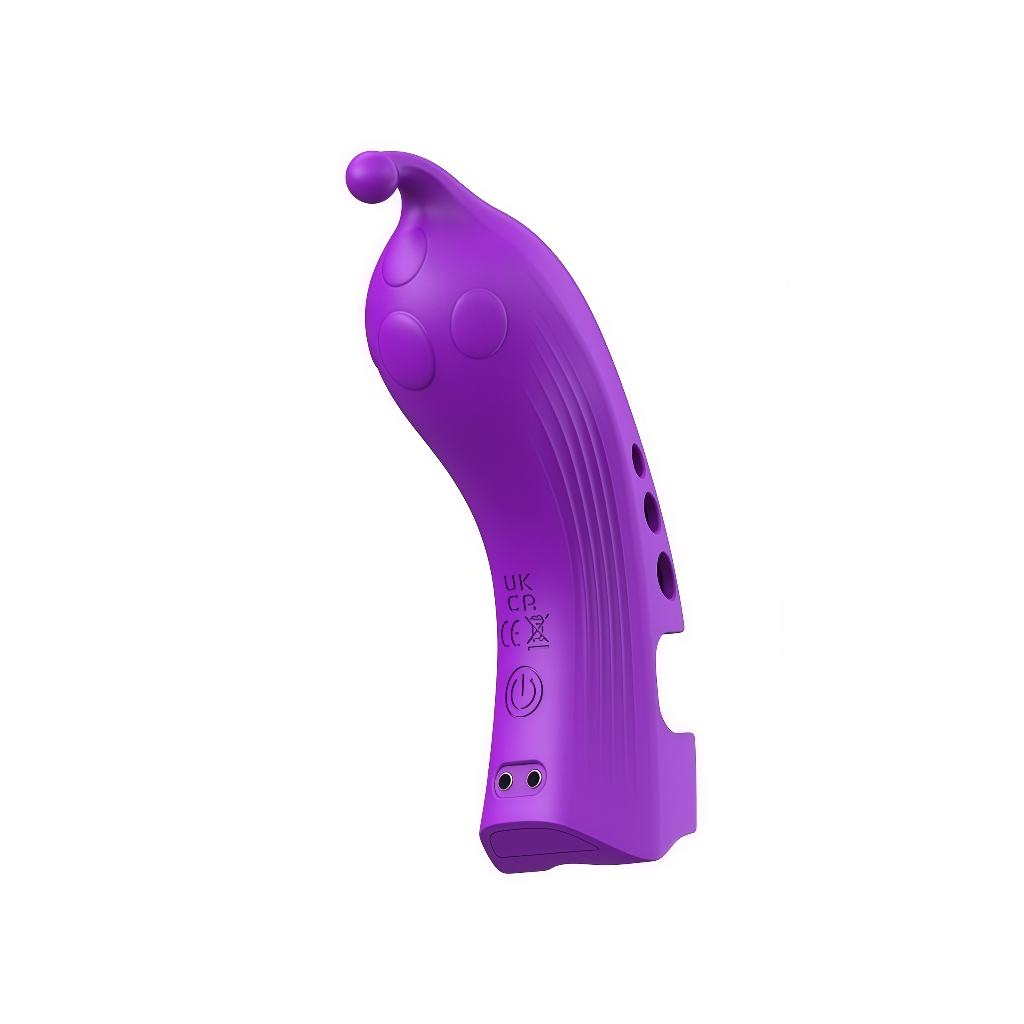 Estimulador de Dedo Silicone Premium | 9 Modos de Vibração | Controle APP Bluetooth | Carregamento USB Magnético