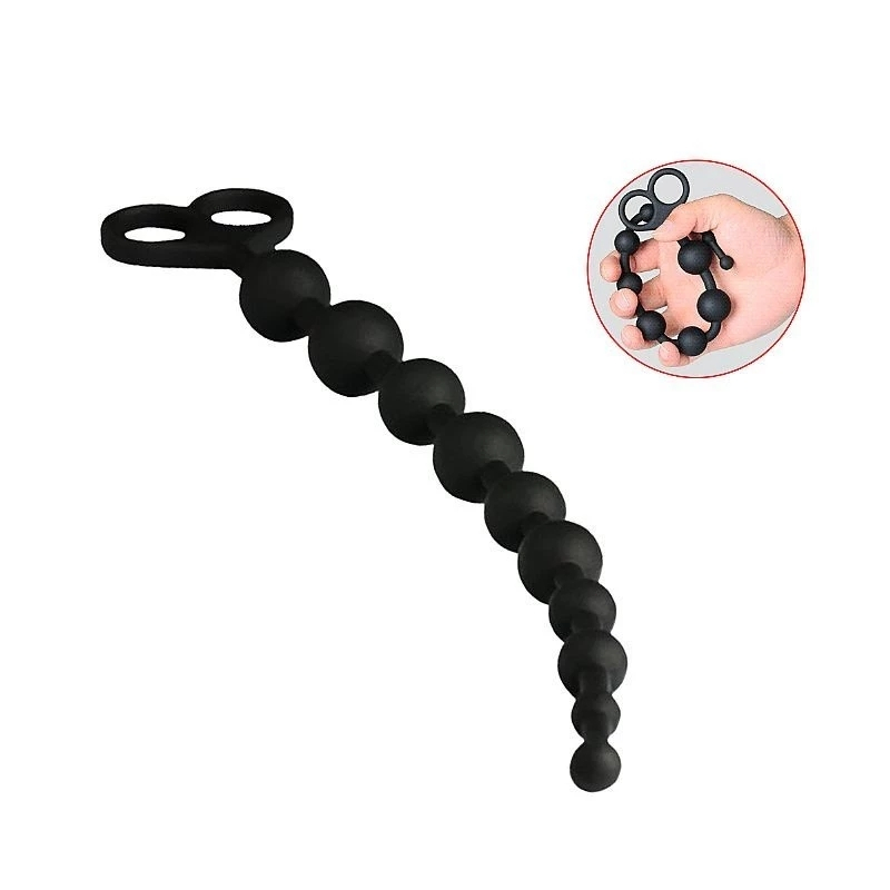Plug Anal Esferas em Silicone Confortável GS-06