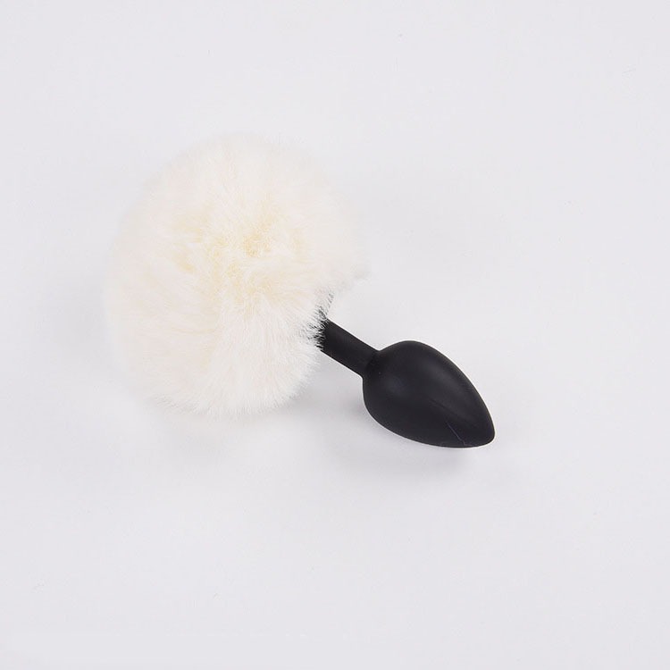 Plug Anal Silicone • Pompom Decorativo • P/M/G Sex Shop