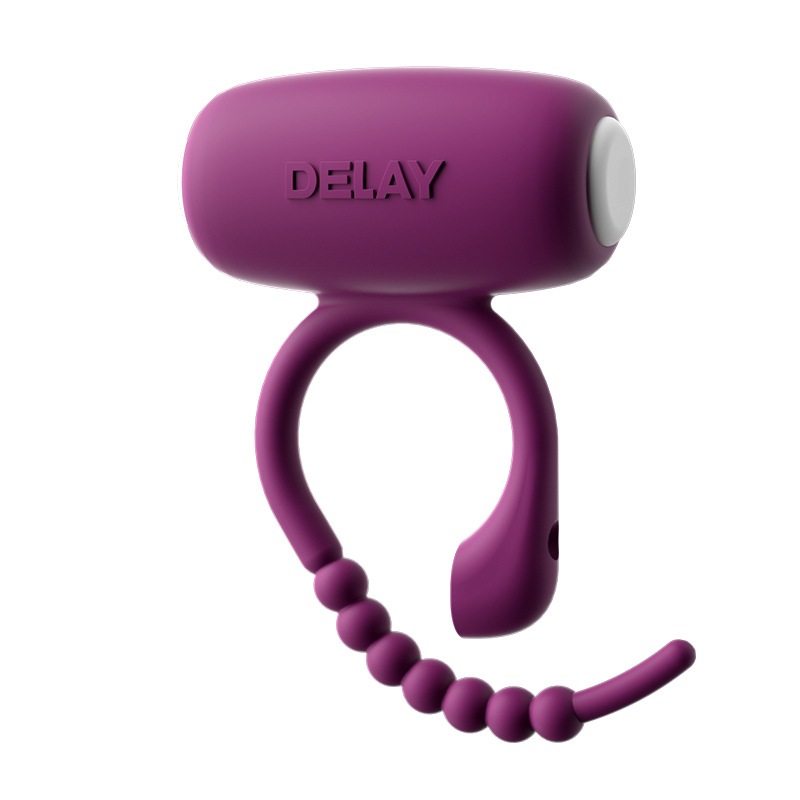 Anel Peniano Eudora com Vibrador | À Prova d'Água Silicone Macio - Prazer Mútuo para Casal