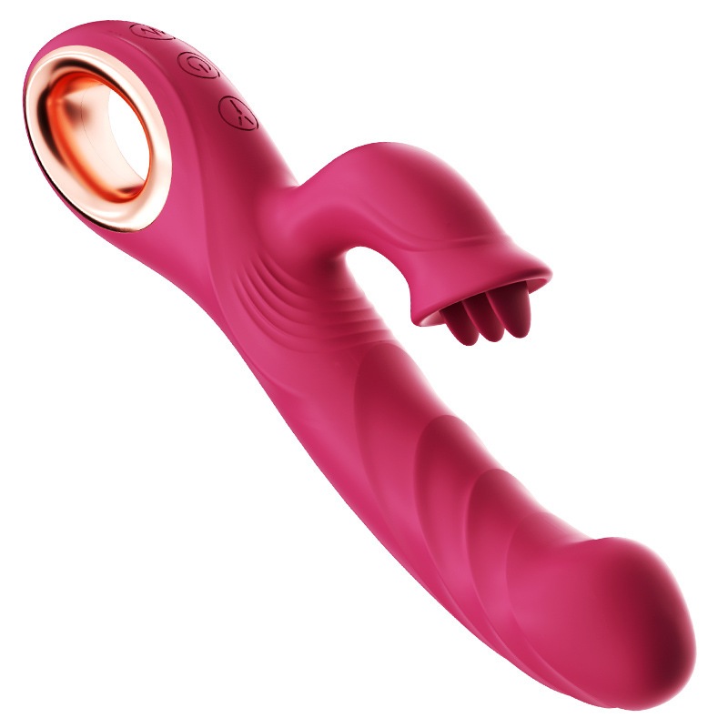 Vibrador Recarregável Potente · 10 Modos Intensos · Estímulo Duplo Ponto G + Clitóris · Puro Prazer