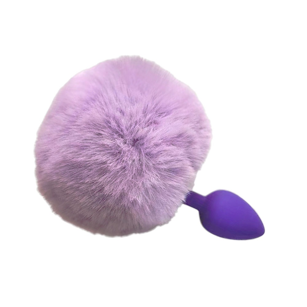 Plug Anal Silicone • Pompom Decorativo • P/M/G Sex Shop